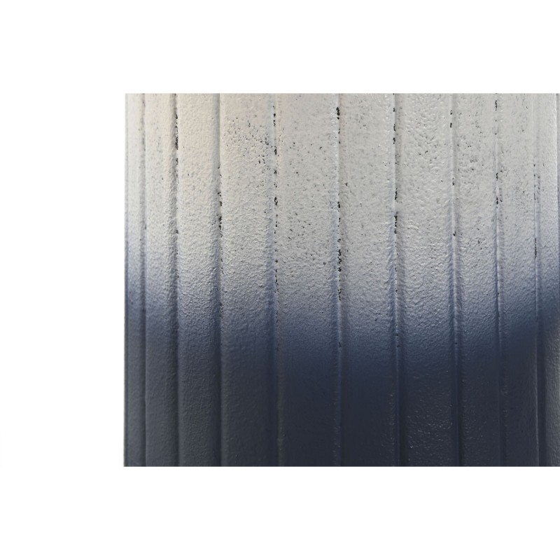 Βάζο Home ESPRIT Μπλε Λευκό Μέταλλο 16 x 16 x 44,4 cm