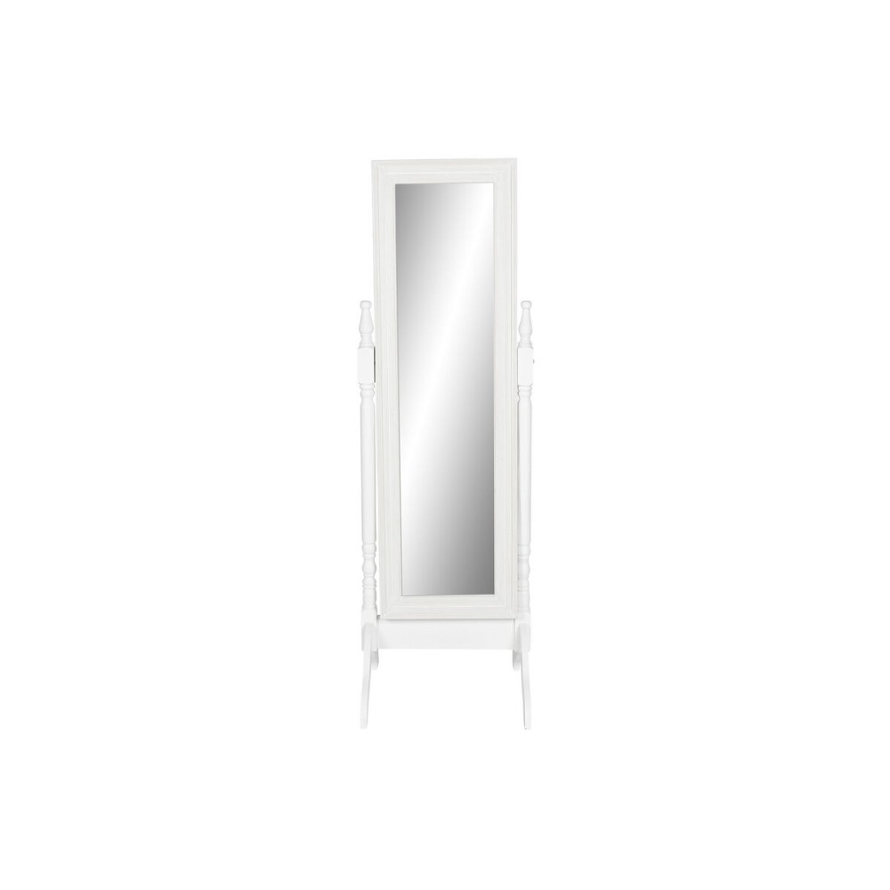 Καθρέφτης Καλλωπισμού Home ESPRIT Λευκό 50 x 50 x 157 cm