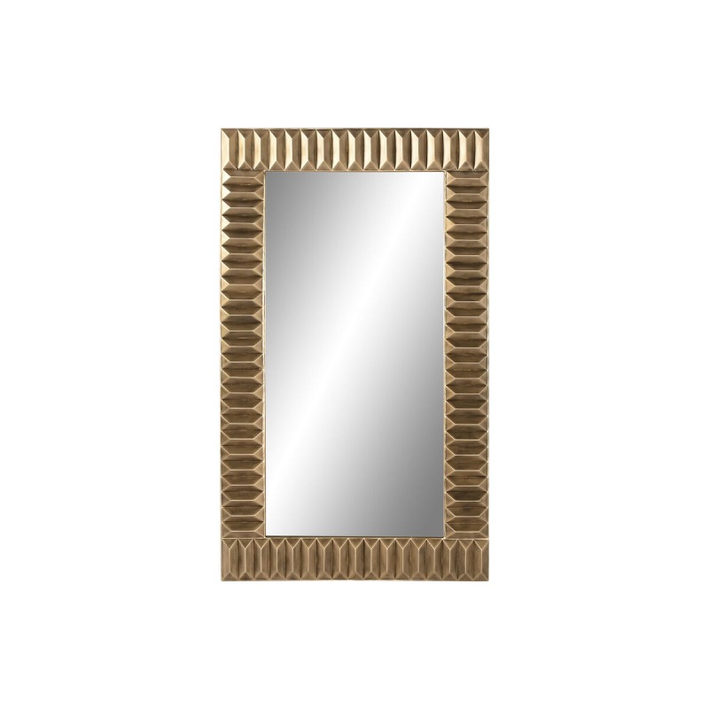 Τοίχο καθρέφτη Home ESPRIT Χρυσό Μέταλλο Σύγχρονη 73,5 x 4 x 124 cm