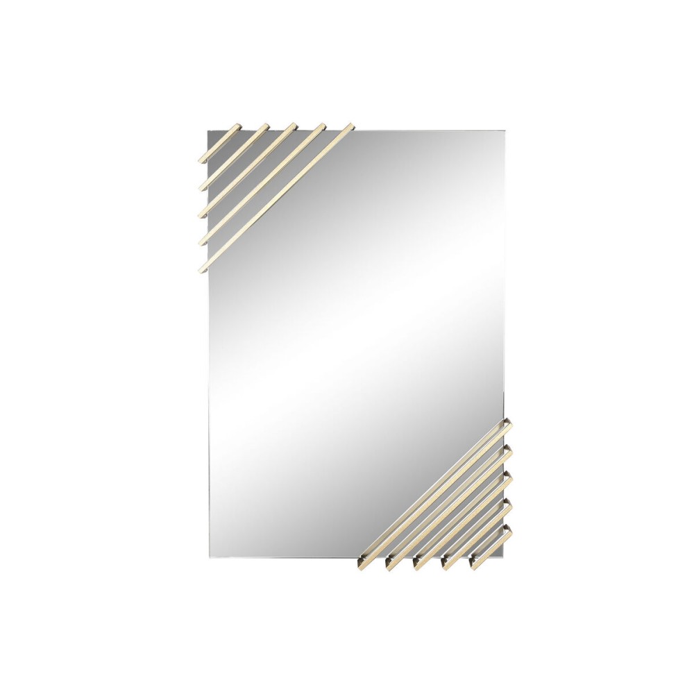 Τοίχο καθρέφτη Home ESPRIT Χρυσό Κρυστάλλινο Σίδερο 63 x 6 x 93 cm