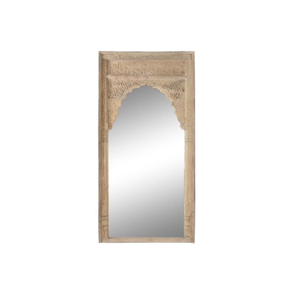 Τοίχο καθρέφτη Home ESPRIT Καφέ Ξύλο 102 x 11 x 203 cm