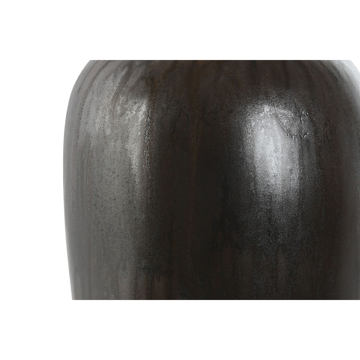 Βάζο Home ESPRIT Σκούρο καφέ Κεραμικά 16 x 16 x 31 cm