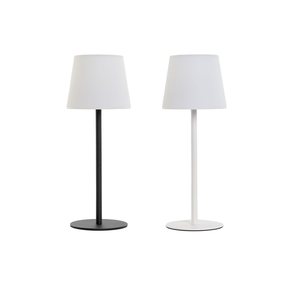 Ηλιακή λάμπα Home ESPRIT Λευκό Μαύρο 15 x 15 x 40 cm