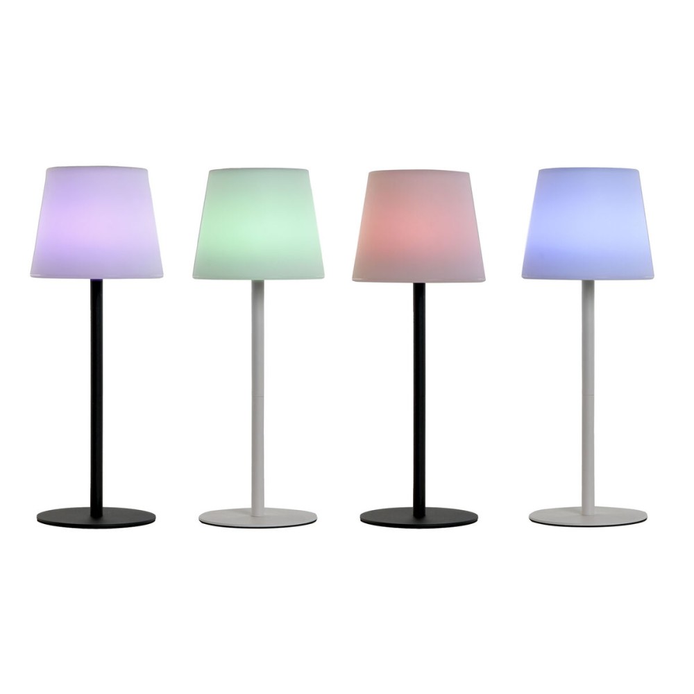 Ηλιακή λάμπα Home ESPRIT Λευκό Μαύρο 15 x 15 x 40 cm
