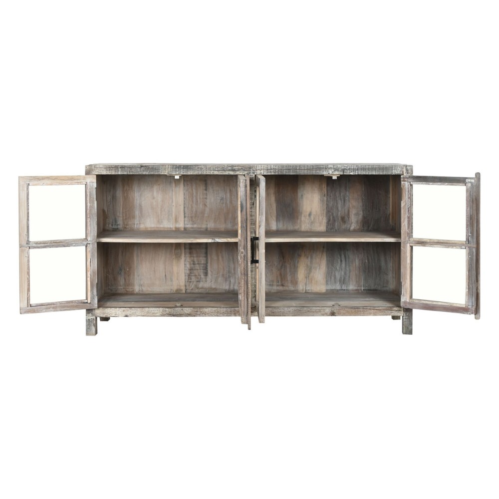 Σκευοθήκη Home ESPRIT Λευκό Καφέ Ανακυκλωμένο ξύλο 170 x 40 x 90 cm