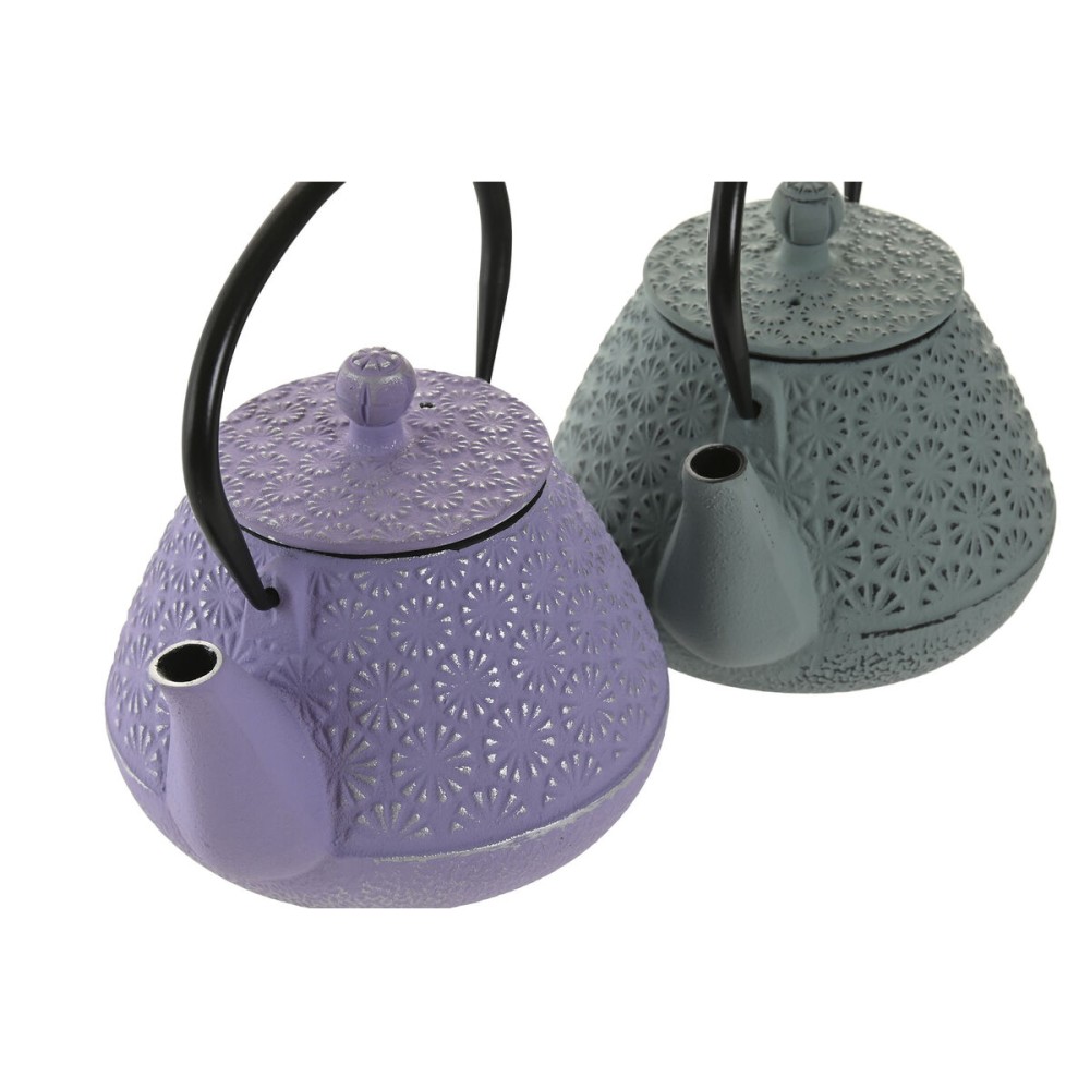 Τσαγιέρα Home ESPRIT Πράσινο Ανοξείδωτο ατσάλι Σίδερο 600 ml (x2)