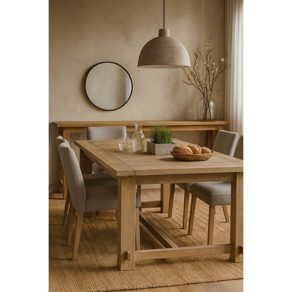 Τραπεζαρία Home ESPRIT Τζίντζερ 200 x 100 x 78 cm