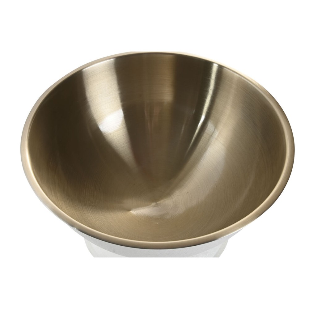 Σαμπανιέρα Home ESPRIT Λευκό Χρυσό Ανοξείδωτο ατσάλι Αλουμίνιο Loft 40 x 40 x 23 cm