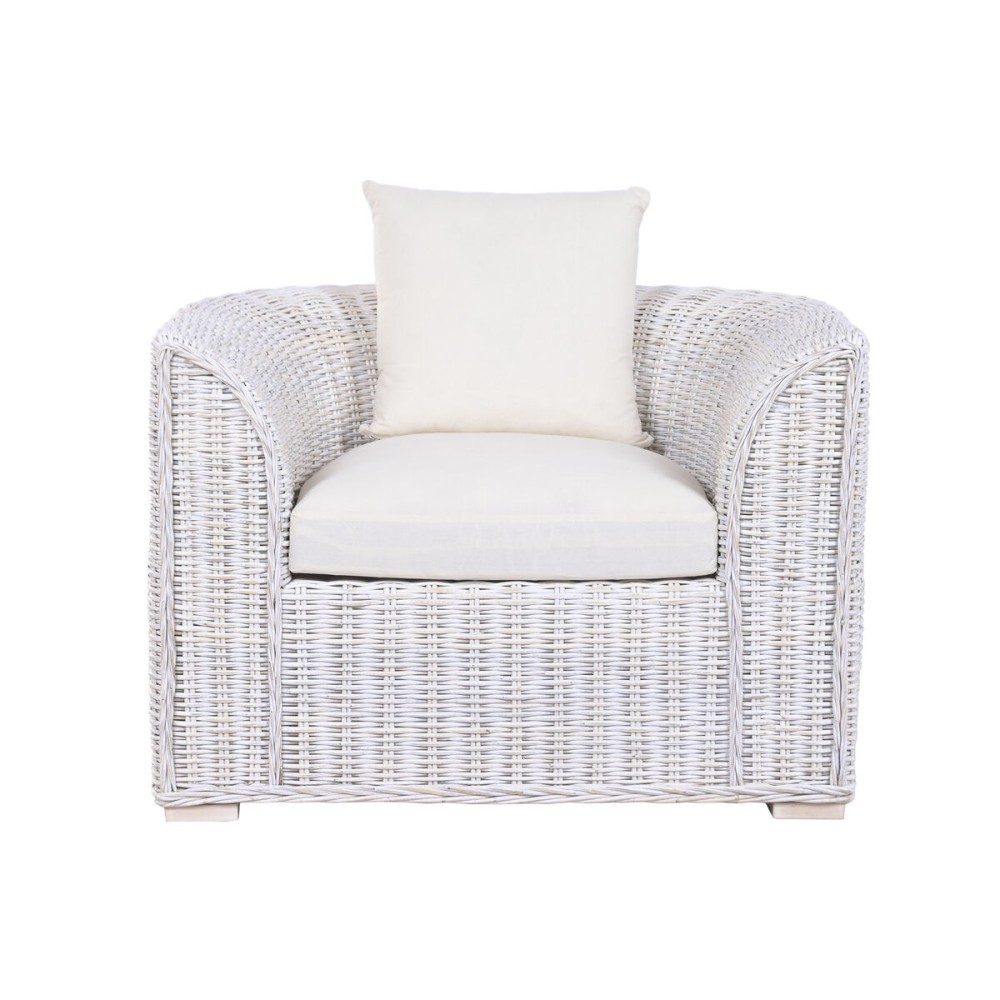 Πολυθρόνα Home ESPRIT Λευκό 100 x 78 x 68 cm