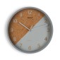 Ρολόι Τοίχου Versa Cork Γκρι Πλαστική ύλη 4,5 x 30 x 30 cm