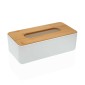 Κουτί για κασκόλ Versa Bamboo πολυπροπυλένιο 13,1 x 8,6 x 26,1 cm Λευκό