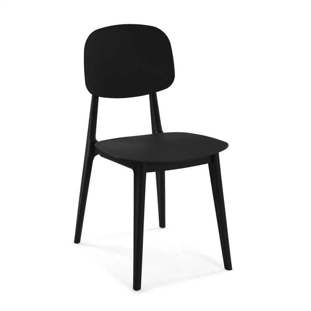 Καρέκλα Versa Μαύρο 39,5 x 80 x 41,5 cm (4 Μονάδες)
