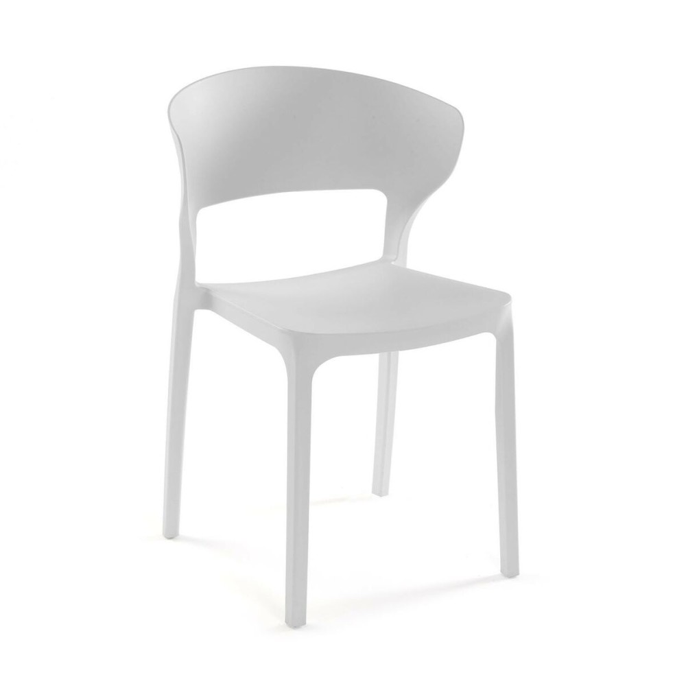 Καρέκλα Versa Λευκό 39,5 x 79 x 41,5 cm (4 Μονάδες)