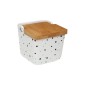 Αλατιέρα με Καπάκι Versa Speckle Κεραμικά 8,8 x 8,5 x 8,8 cm