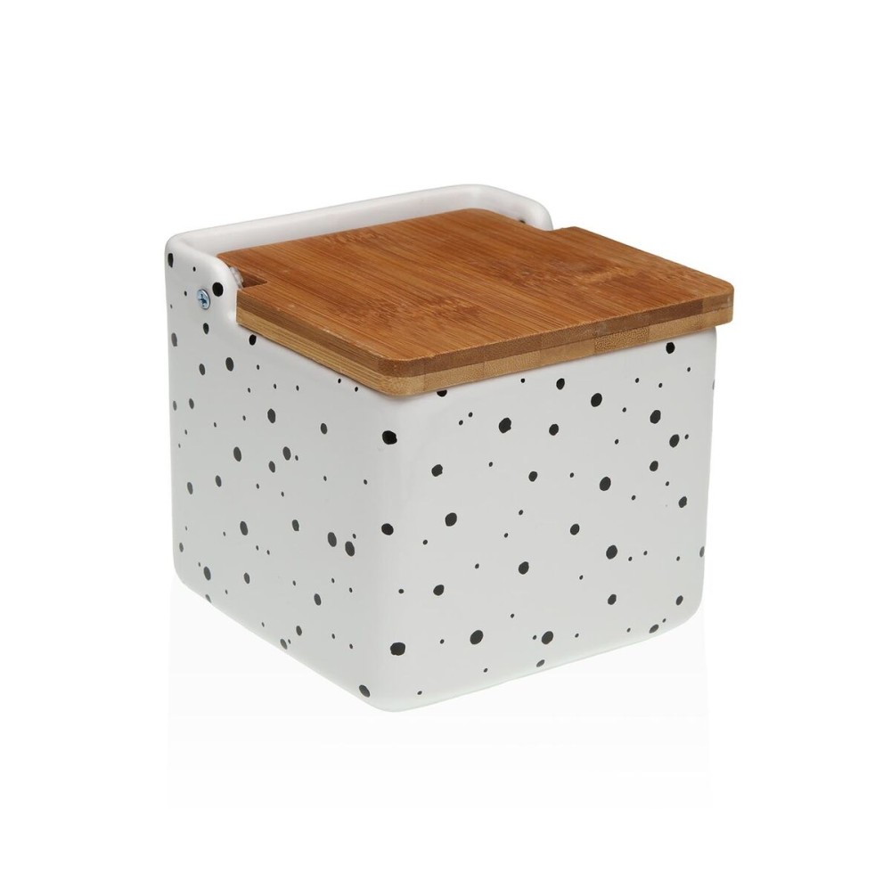 Αλατιέρα με Καπάκι Versa Speckle Κεραμικά 12,2 x 11,5 x 12,2 cm