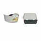 Κουτί απορριμμάτων γάτας Stefanplast Ανθρακί Ανοιχτό Γκρι Πλαστική ύλη 56,5 x 39,5 x 39 cm (20 Μονάδες)