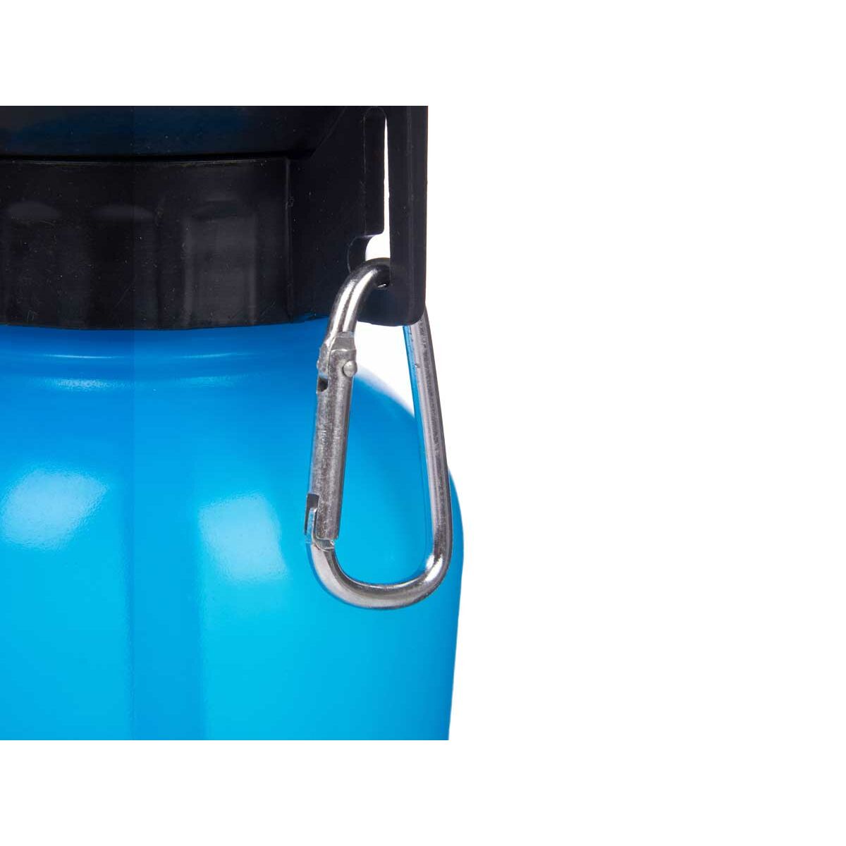 Μπουκάλι Ποτίστρα Νερού για Σκύλους Μπλε Μαύρο Μέταλλο Πλαστική ύλη 500 ml