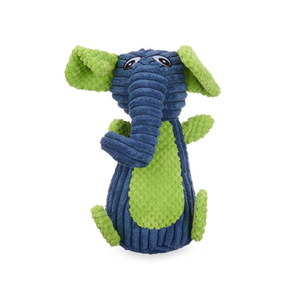 Παιχνίδια για Σκύλους Μπλε Πράσινο Ελέφαντας 28 x 14 x 17 cm Αρκουδάκι Με ήχο