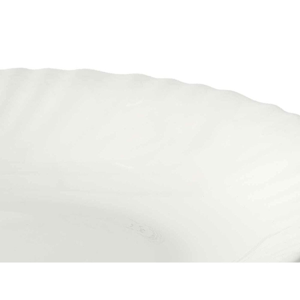 Βαθύ Πιάτο Λευκό Γυαλί 21,5 x 3 x 21,5 cm (24 Μονάδες)