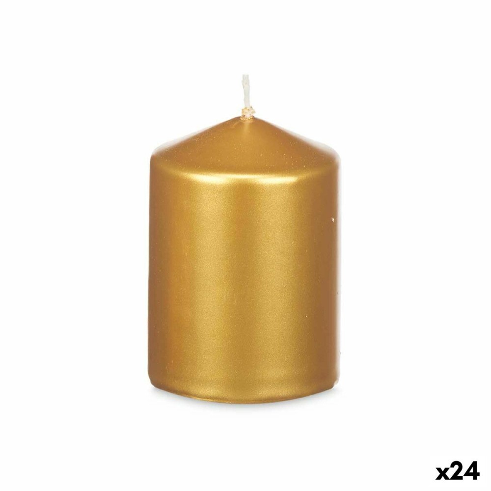 Κερί Χρυσό 7 x 10 x 7 cm (24 Μονάδες)