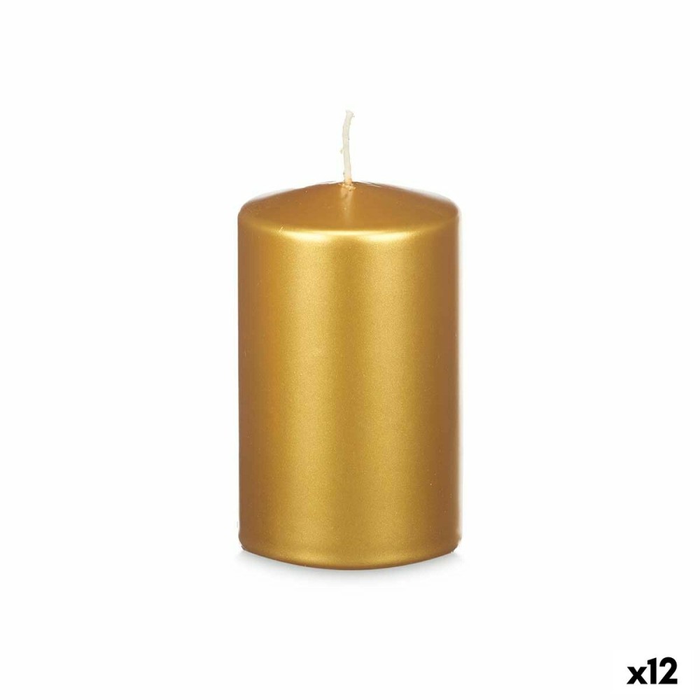 Κερί Χρυσό 9 x 15 x 9 cm (12 Μονάδες)