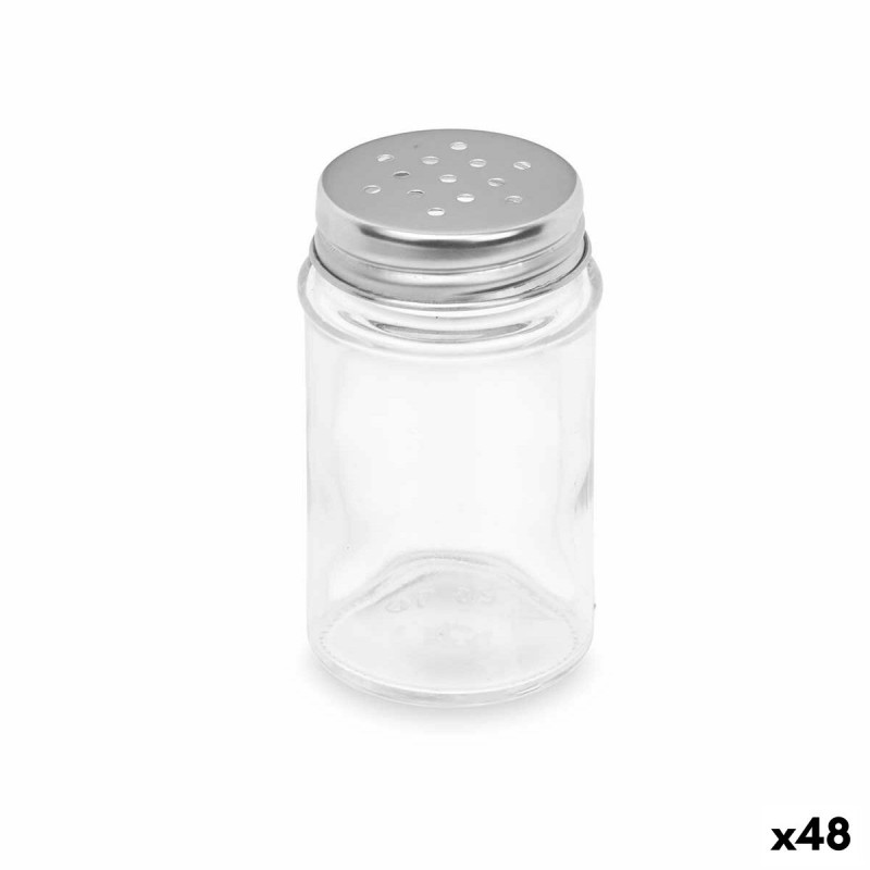 Αλατιέρα-Πιπεριέρα Διαφανές Γυαλί 5 x 8,5 x 5 cm (48 Μονάδες) Στρόγγυλο
