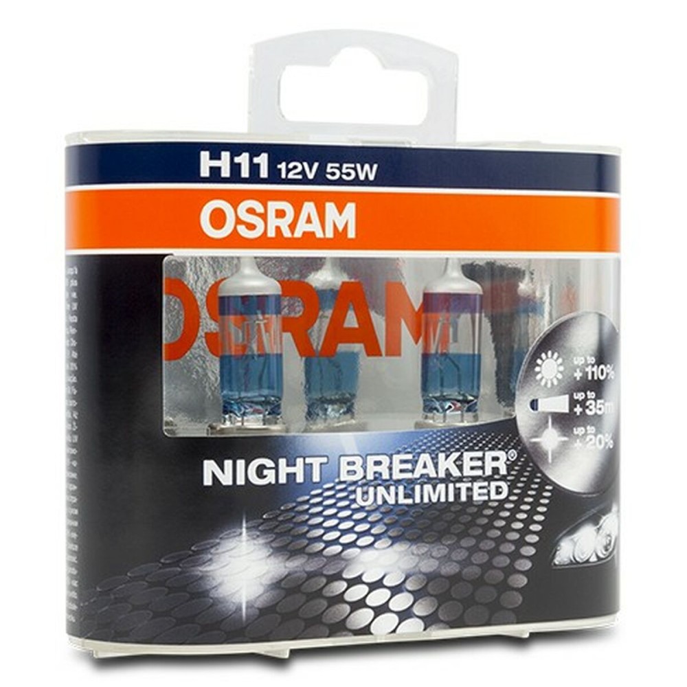 Λάμπα Αυτοκινήτου Osram Nightbreaker Unlimited H11 55 W 12 V (x2)
