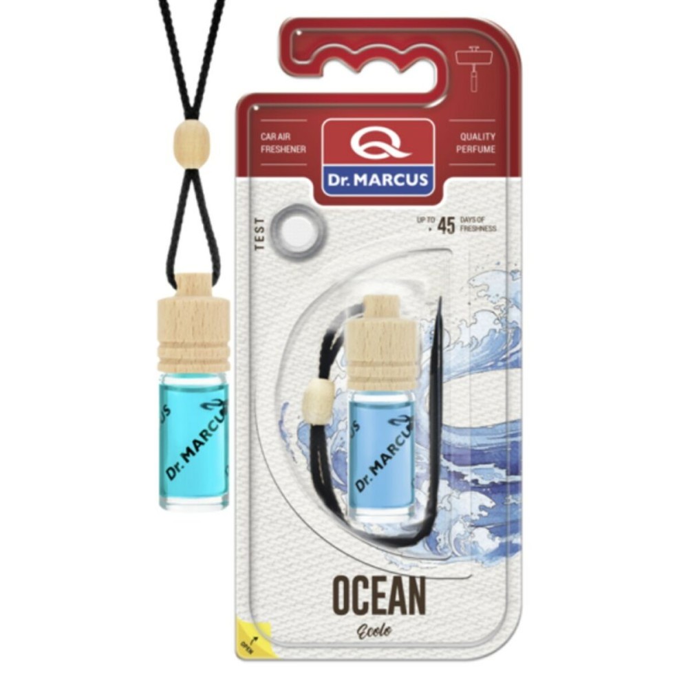 Αποσμητικό Αυτοκινήτου Dr Marcus Ecolo Ocean 4,5 ml Ξύλο Κρυστάλλινο Άρωμα Κρεμαστά Κοσμήματα 4 Τεμάχια