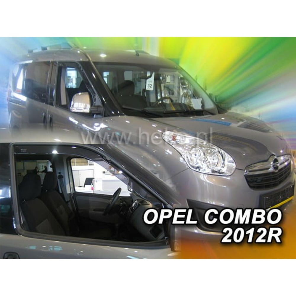 Εκτροπέας ανέμου HEKO HO15166 FIAT DOBLO II Μπροστινός 2 Τεμάχια