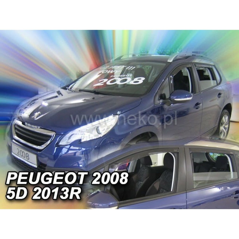 Εκτροπέας ανέμου HEKO HO26152 PEUGEOT 2008 4 Τεμάχια