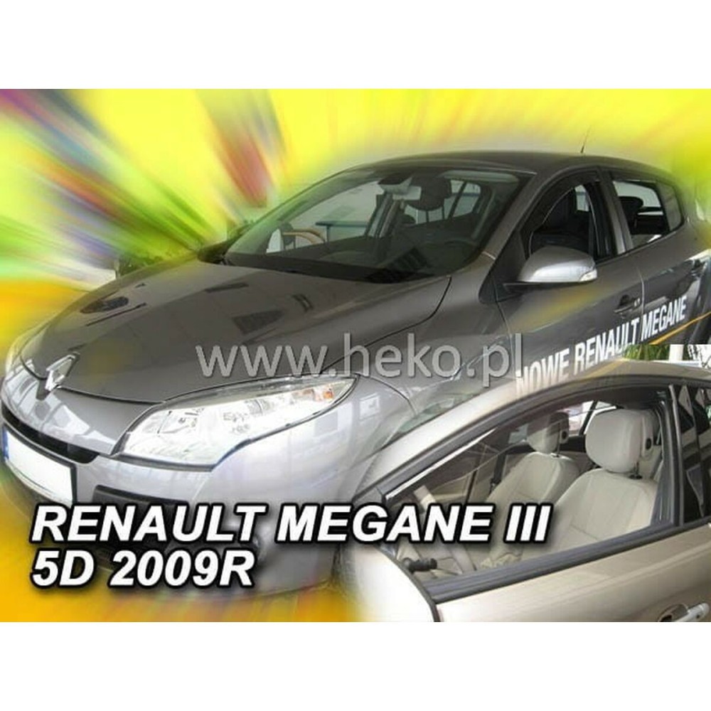Εκτροπέας ανέμου HEKO HO27176 RENAULT Megane III Μπροστινός 2 Τεμάχια