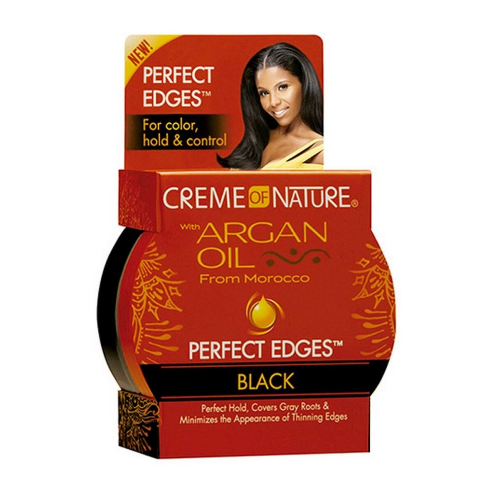 Κρέμα Μαλλιών Πολύ Δυνατή Creme Of Nature Oil Perfect Edges Extra Μαύρο (63,7 g)
