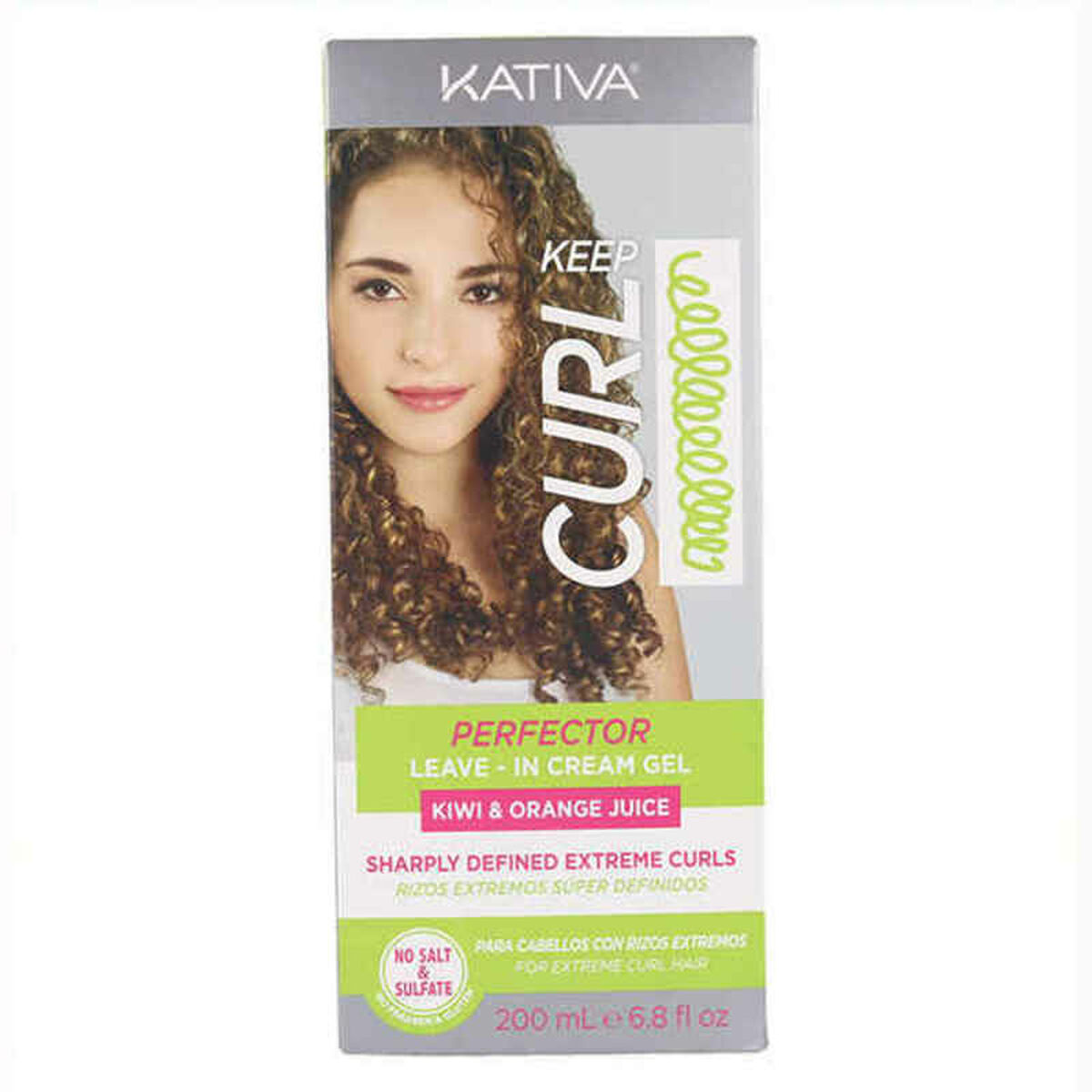 Κρέμα για μπούκλες Keep Curl Perfector Leave In  Kativa KT00370 (200 ml)