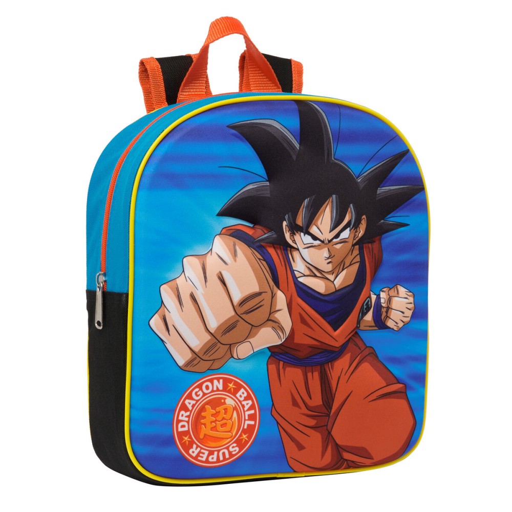 Σχολική Τσάντα 3D Dragon Ball Μπλε Πορτοκαλί 26 x 30 x 10 cm