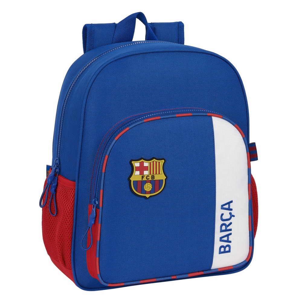 Σχολική Τσάντα F.C. Barcelona Μπλε Μπορντό 32 X 38 X 12 cm