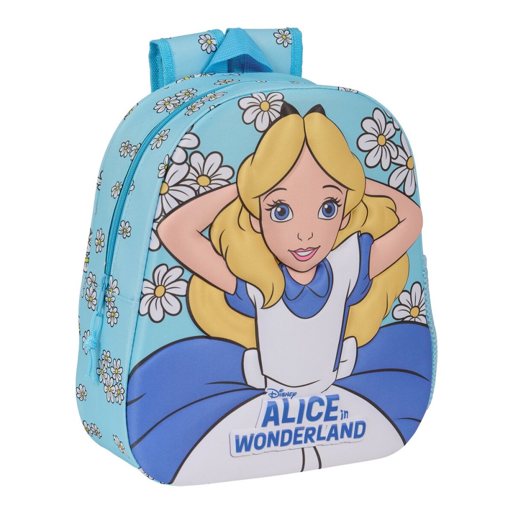 Παιδική Τσάντα 3D Clásicos Disney Alice in Wonderland Sky μπλε 27 x 33 x 10 cm
