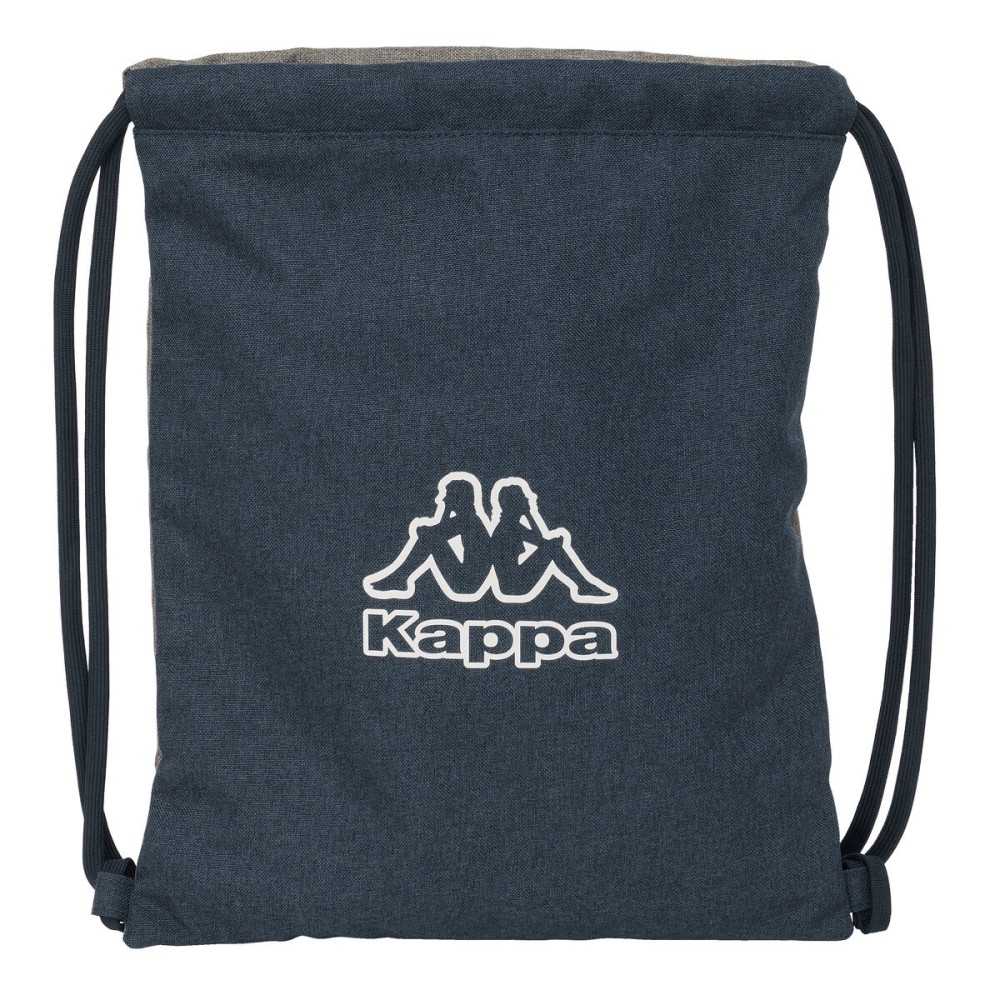 Σχολική Τσάντα με Σχοινιά Kappa Dark navy Γκρι Ναυτικό Μπλε 35 x 40 x 1 cm