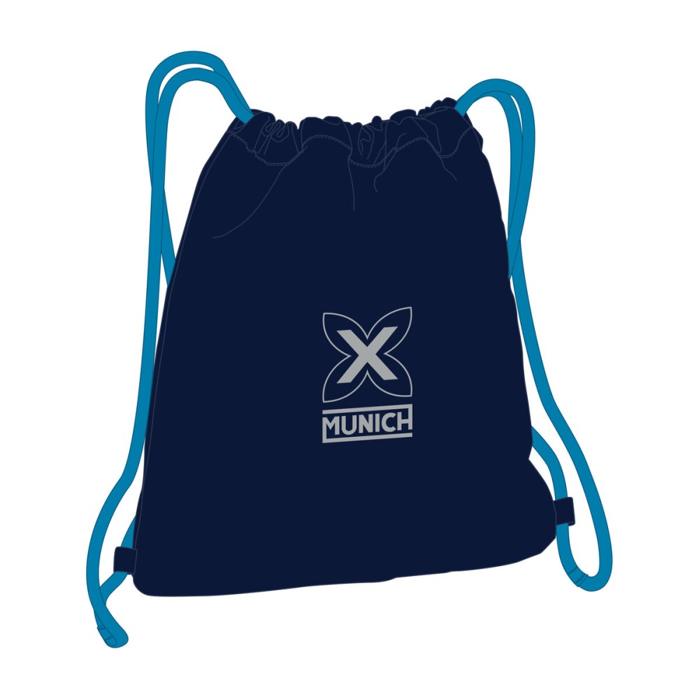 Σχολική Τσάντα με Σχοινιά Munich Nautic Ναυτικό Μπλε 35 x 40 x 1 cm
