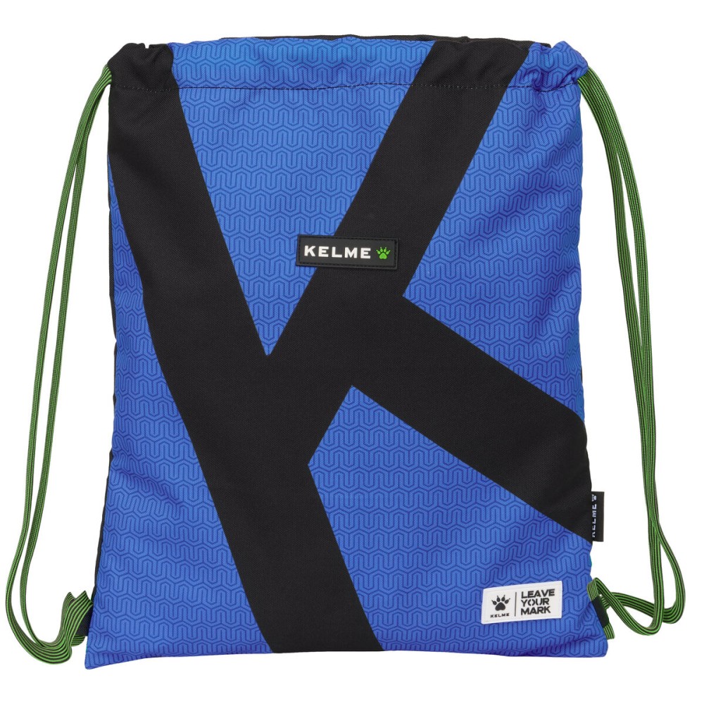 Σχολική Τσάντα με Σχοινιά Kelme Royal Μπλε Μαύρο 35 x 40 x 1 cm