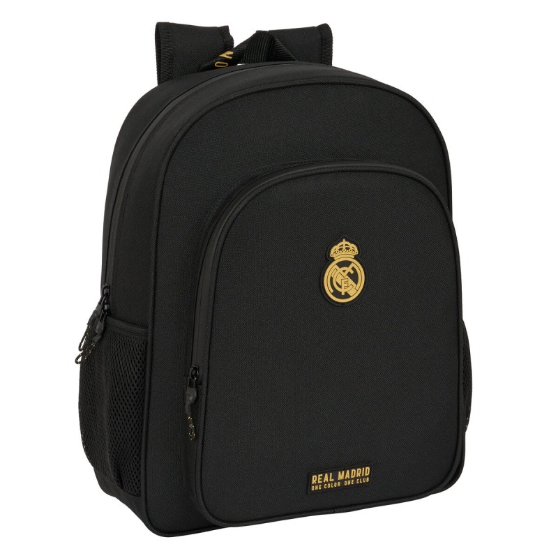 Σχολική Τσάντα Real Madrid C.F. Μαύρο 32 X 38 X 12 cm