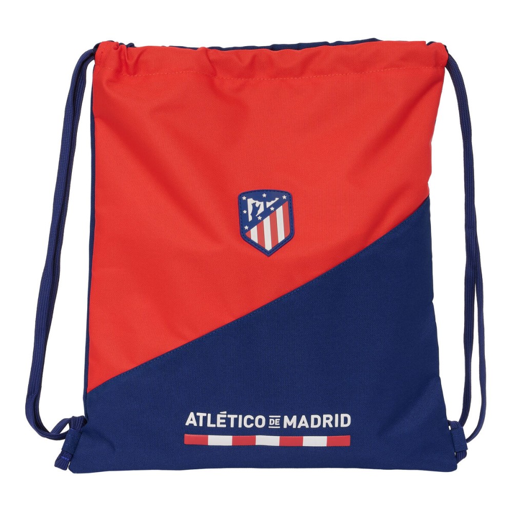 Σχολική Τσάντα με Σχοινιά Atlético Madrid Μπλε Κόκκινο 35 x 40 x 1 cm