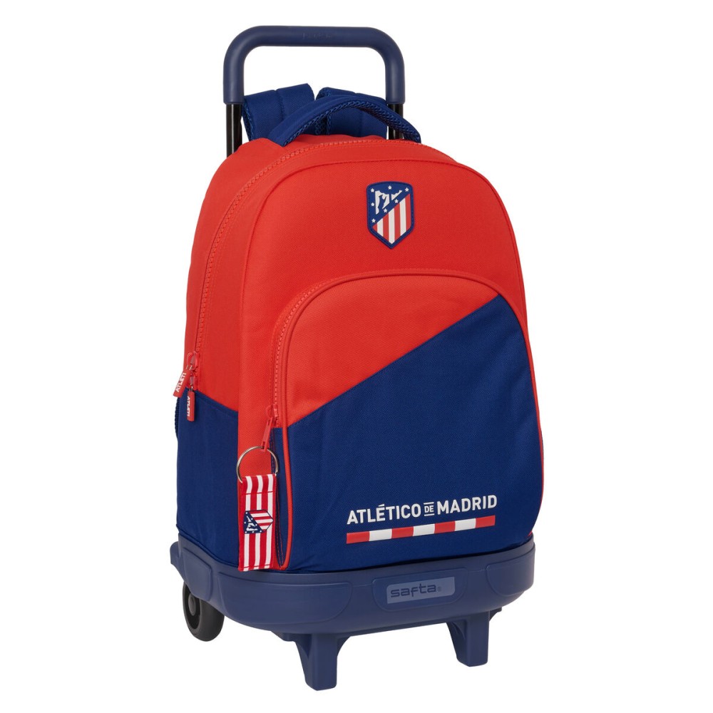 Σχολική Τσάντα με Ρόδες Atlético Madrid Μπλε Κόκκινο 33 X 45 X 22 cm
