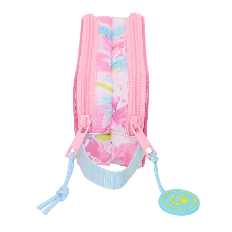 Διπλή Κασετίνα Barbie Painterly Ροζ Sky μπλε 21 x 8 x 6 cm