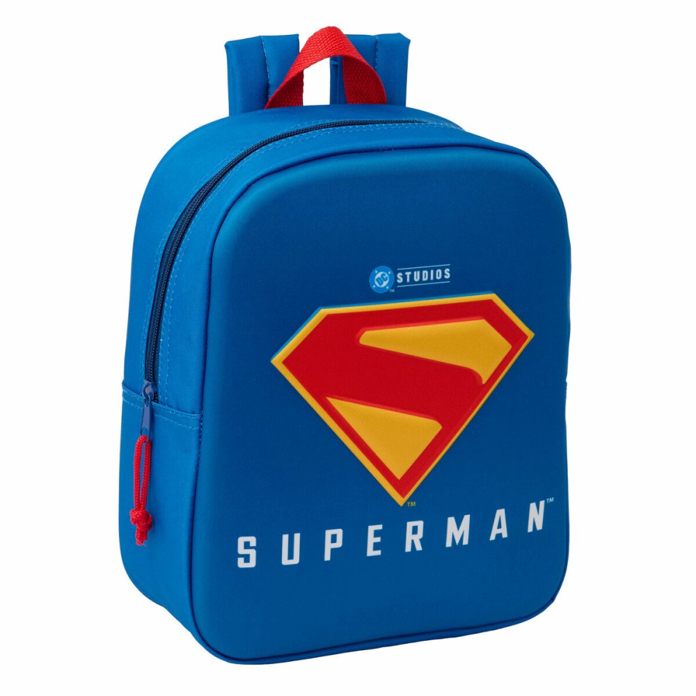 Σχολική Τσάντα Superman Μπλε