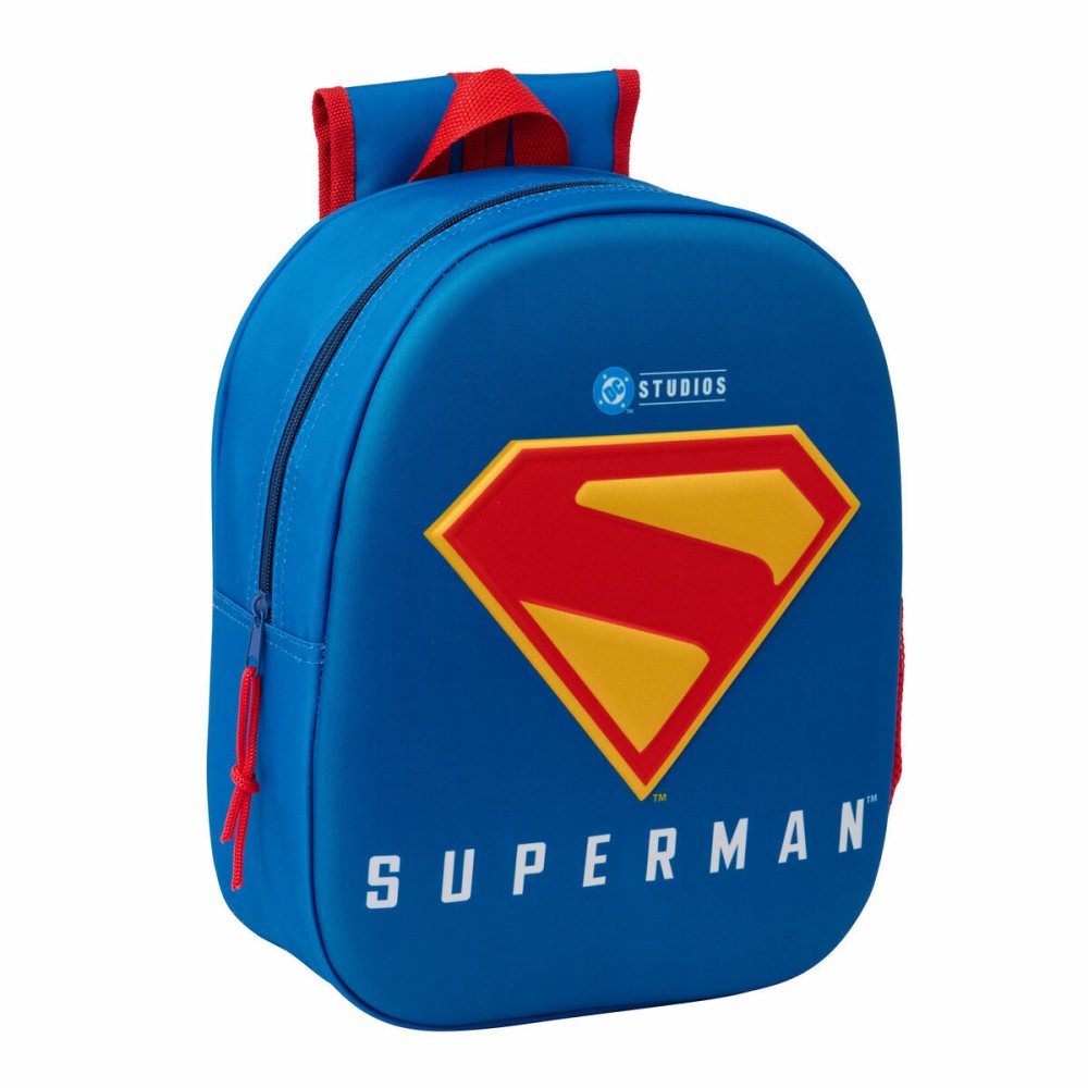 Σχολική Τσάντα Superman Μπλε