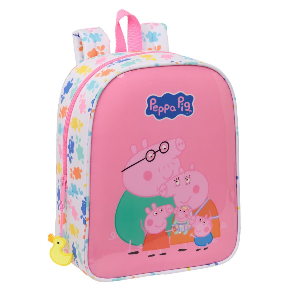 Σχολική Τσάντα Peppa Pig Baby pig Πολύχρωμο 22 x 27 x 10 cm
