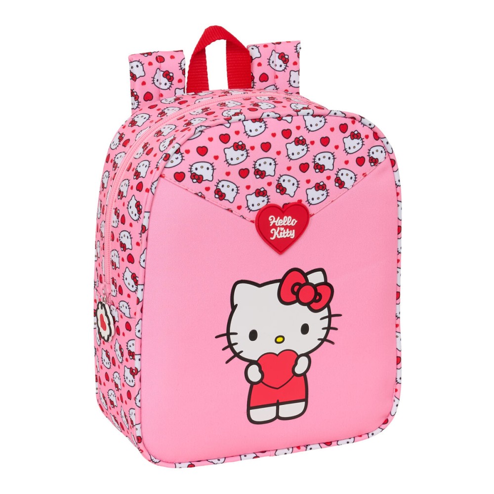 Σχολική Τσάντα Hello Kitty Ροζ 22 x 27 x 10 cm