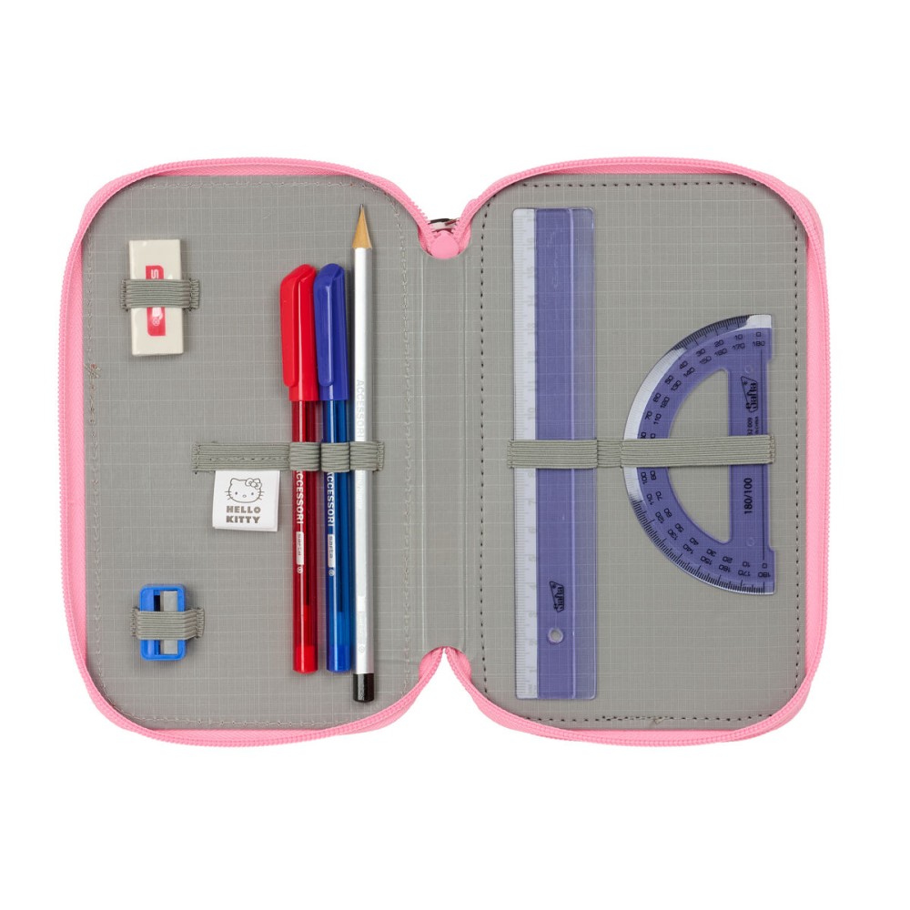 Κασετίνα Hello Kitty Ροζ 12,5 x 19,5 x 5,5 cm 37 Τεμάχια