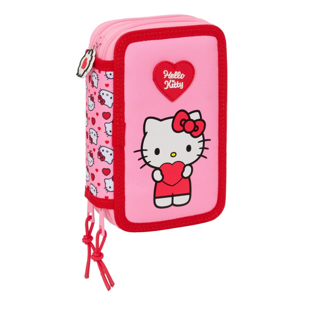 Κασετίνα Hello Kitty Ροζ 12,5 x 19,5 x 5,5 cm 37 Τεμάχια