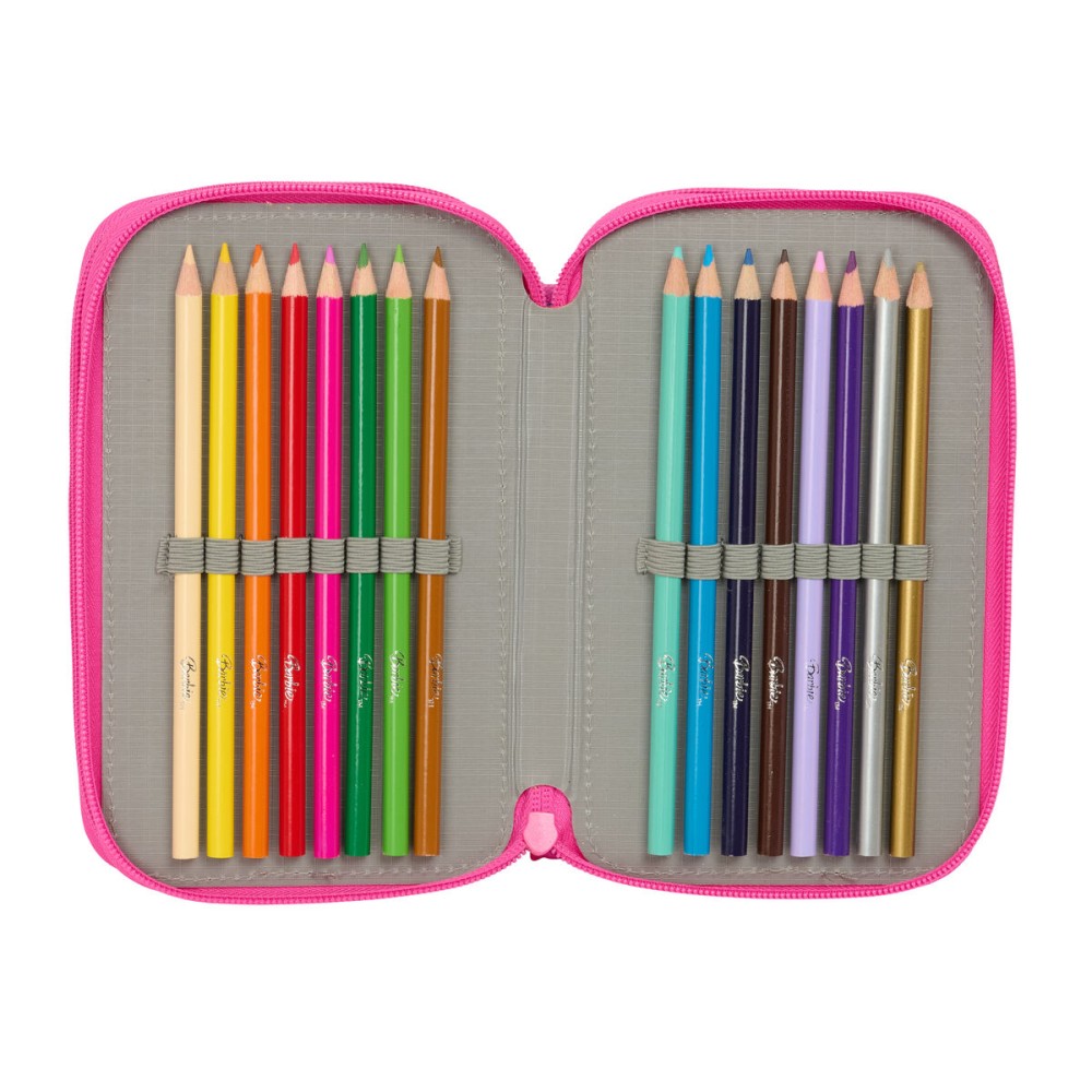 Κασετίνα Barbie Πολύχρωμο 12,5 x 19,5 x 5,5 cm 37 Τεμάχια